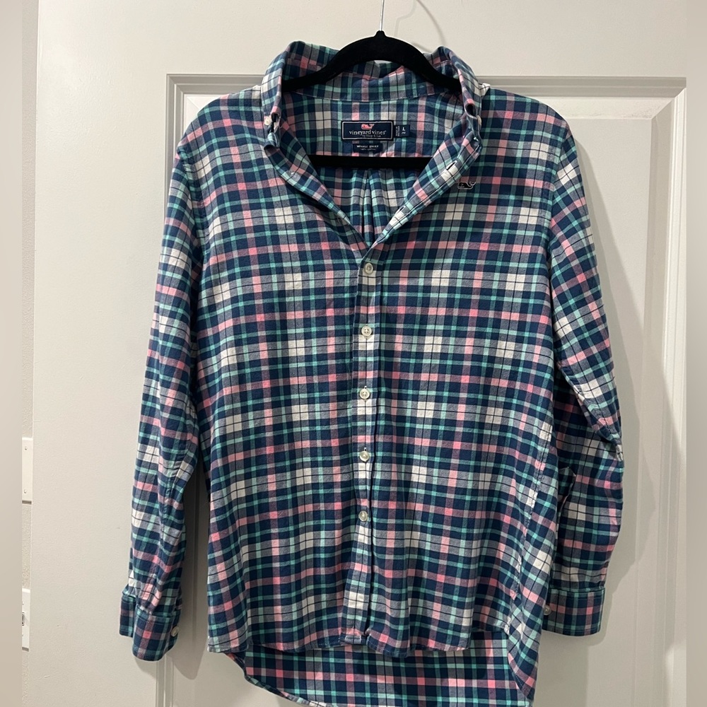 Vineyard vines boys long sleeve button down shirt